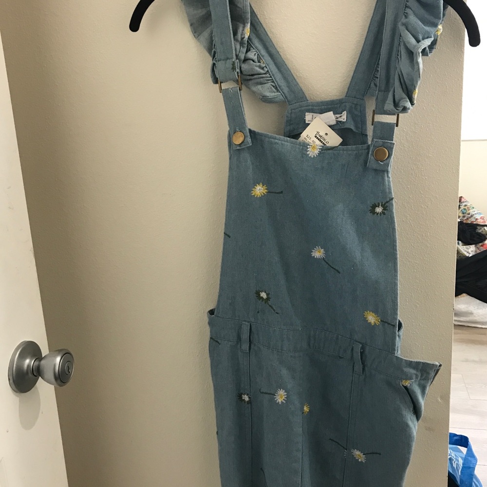 Floral Overalls
